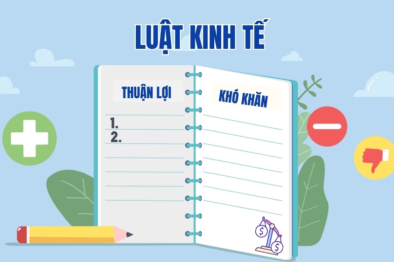 Những thuận lợi và khó khăn khi học luật kinh tế